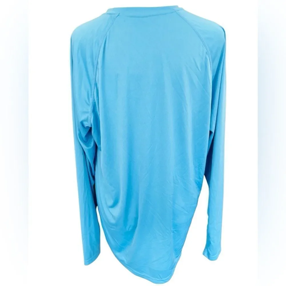 Baleaf Men's Blue Long Sleeve Crew neck  Shirt size M